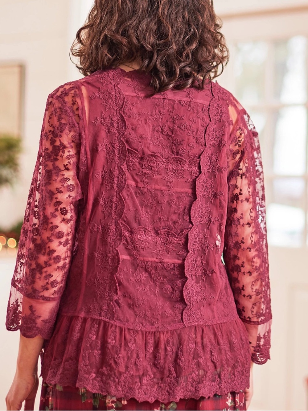 April Cornell Gilded Age Cover Up Size XXL - Picture 9 of 11
